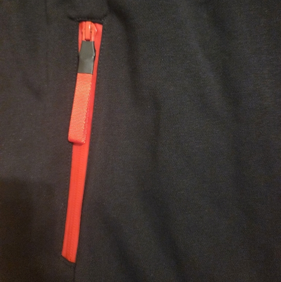 DIESEL Men's Jacket NWT L UMLT MAXX Red and Black Zip Up Casual Sweatshirt - Picture 6 of 12